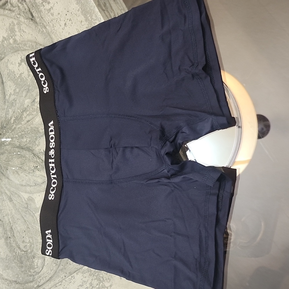 Scotch & Soda Men's Navy Boxer Briefs new small